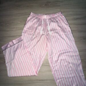 Victoria's Secret Satin Striped PJ Bottoms